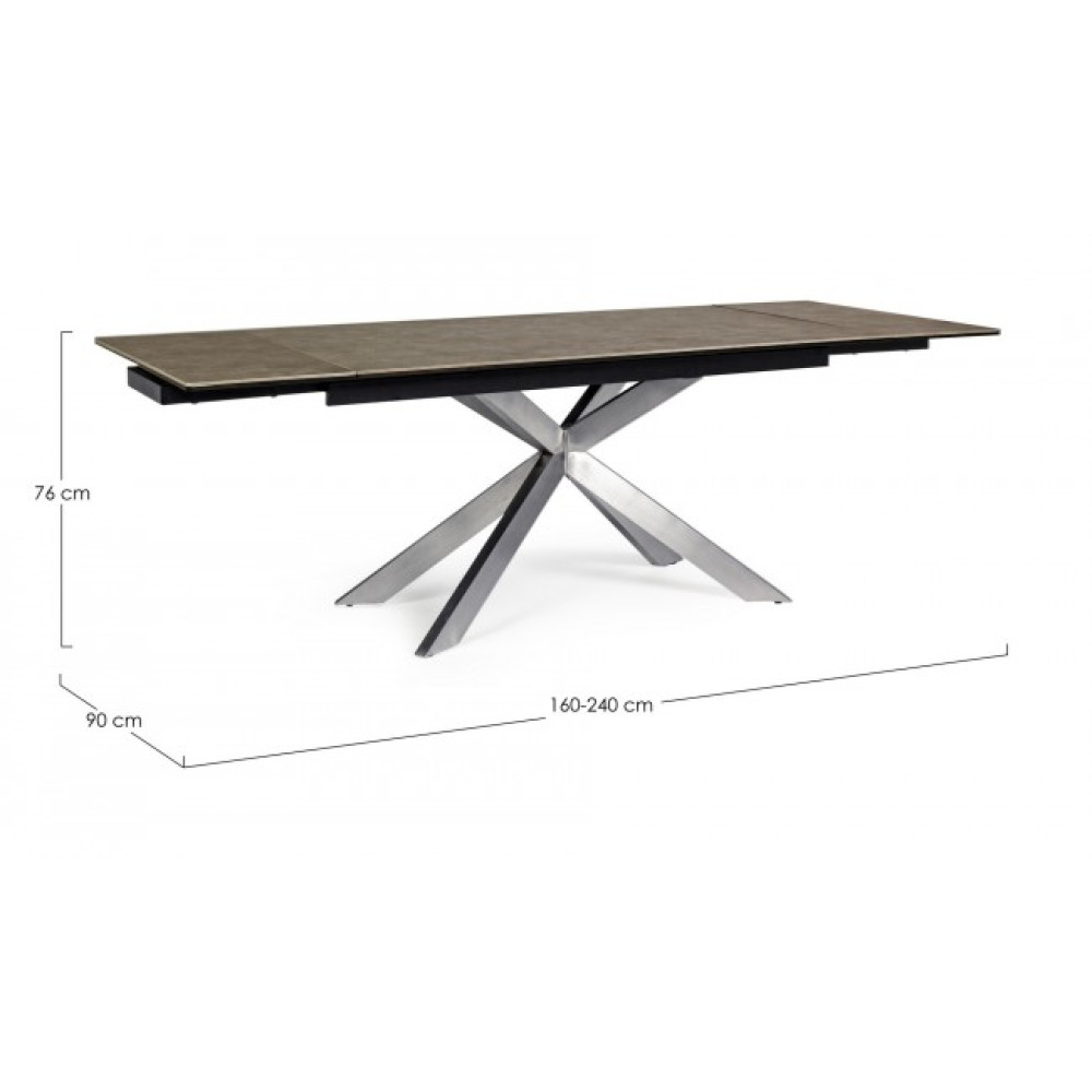 Bizzotto ARZACHEL EXT. СТІЛ 160-240Х90 Bizzotto ARZACHEL EXT. СТІЛ 160-240Х90