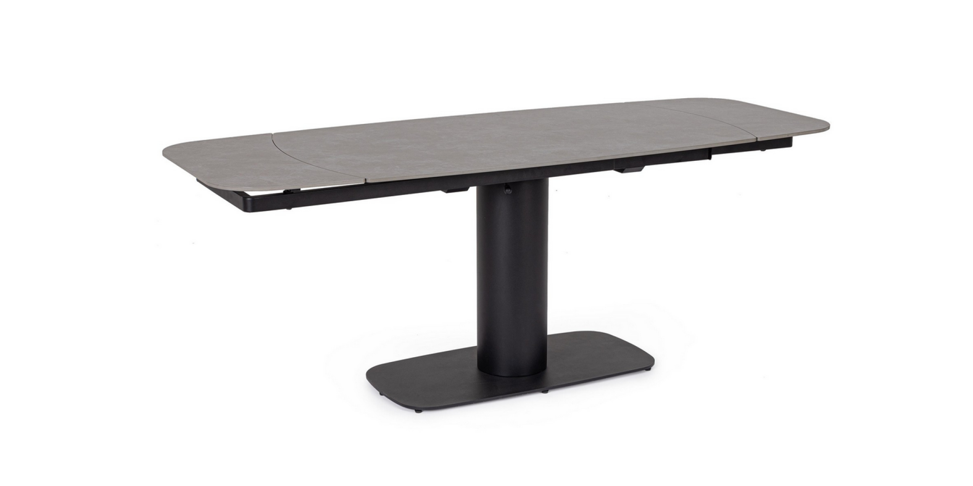 Bizzotto Розкладний стіл JEREMIAS BLACK EXT TABLE 140-200X80