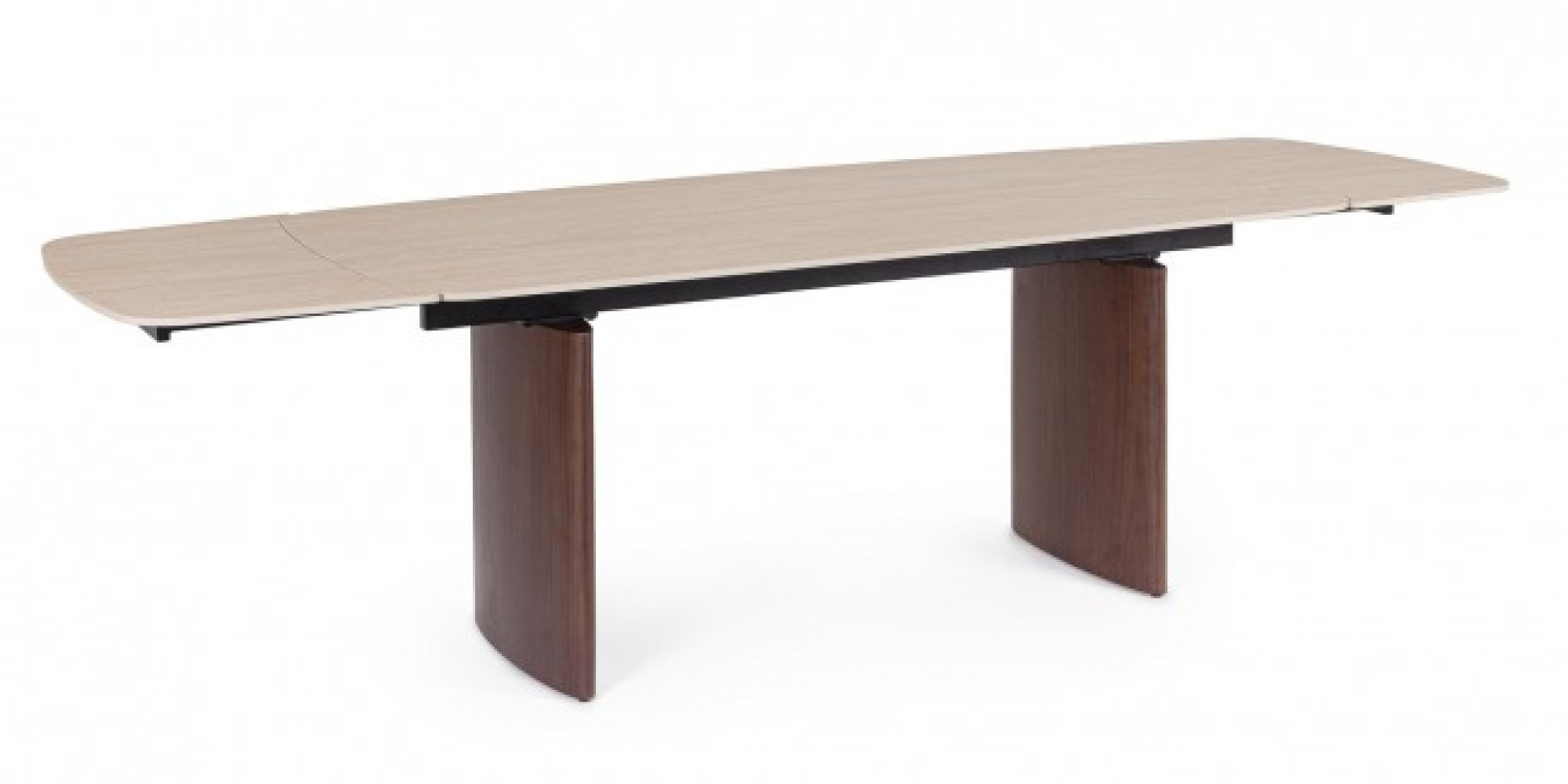 Bizzotto Стіл MAILIS ALU WALN/TRAV 180/260X90