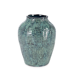 Bizzotto Ваза SAWAN ROUNDED BLUE H37,5