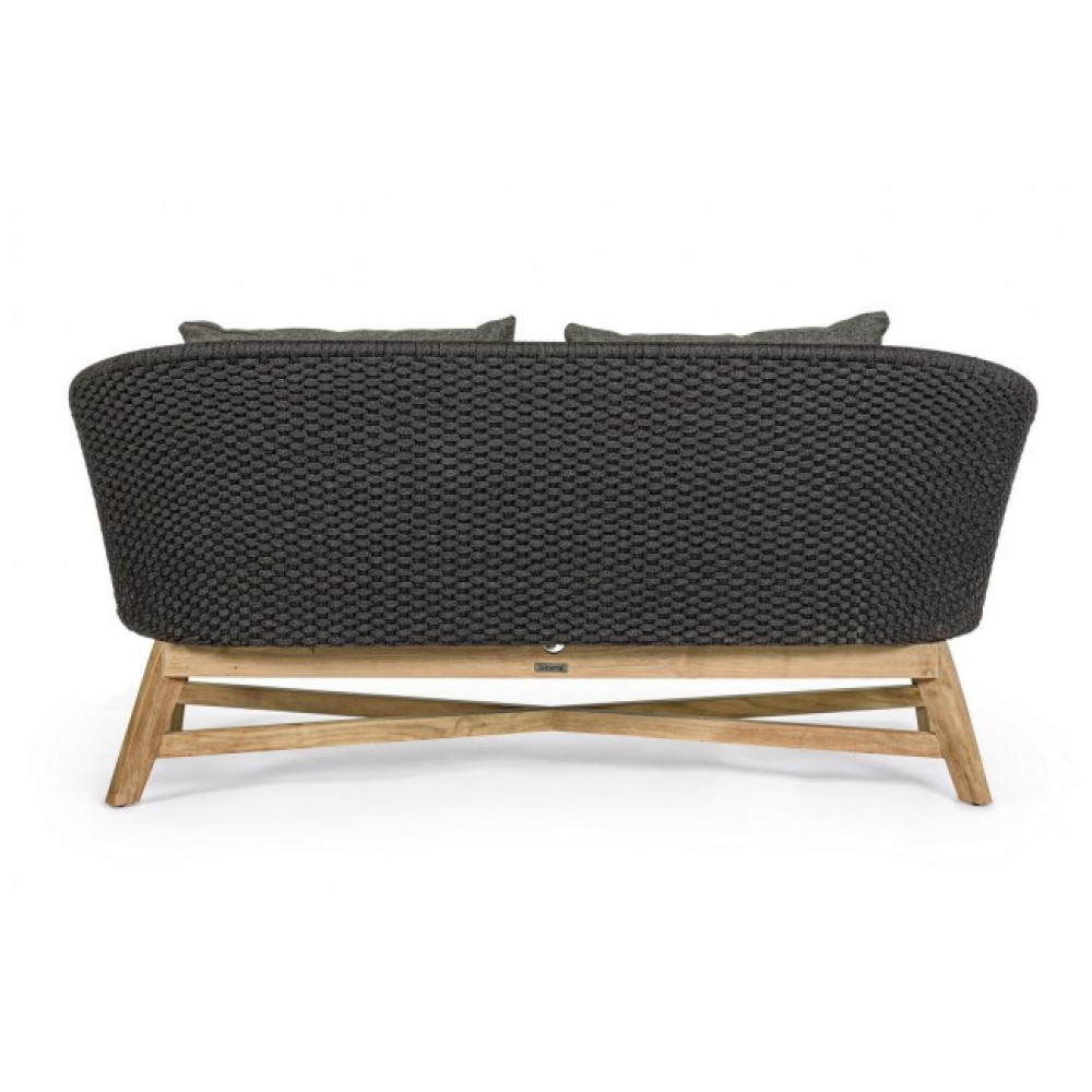 Homemotion COACHELLA CHARCOAL ДИВАН 2 МІСЦЯ 